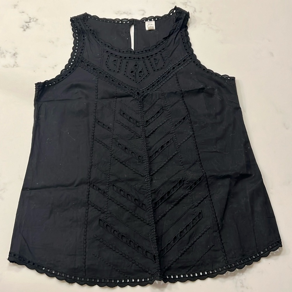 Gap Cotton Eyelet Blouse